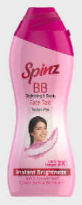 Spinz BB Face Talc Radiant Pink ஸ்பின்ஸ் பிபி ஃபேஸ் டால்க் ரேடியன்ட் பிங்க்