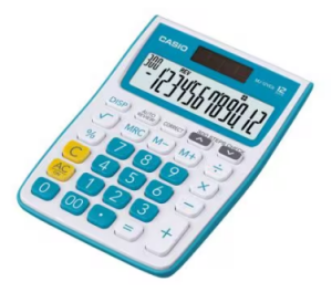 Casio Calculator Mini DeskType MJ-12VCb-BU கேசியோ கால்குலேட்டர் மினி டெஸ்க் டைப் MJ-12VCb-BU
