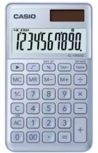 Casio Calculator Portable Type SL-1000SC-BU கேசியோ கால்குலேட்டர் போர்ட்டபிள் டைப் SL-1000SC-BU