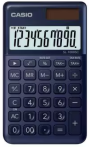Casio Calculator Portable Type SL-1000SC-NY கேசியோ கால்குலேட்டர் போர்ட்டபிள் டைப் SL-1000SC-NY