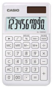 Casio Calculator Portable Type SL-1000SC-WE கேசியோ கால்குலேட்டர் போர்ட்டபிள் டைப் SL-1000SC-WE
