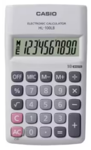 Casio Calculator Portable Type HL-100LB கேசியோ கால்குலேட்டர் போர்ட்டபிள் டைப் HL-100LB