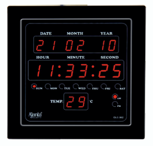 Ajanta Digital Wall Clock  OLC-302 அஜந்தா டிஜிட்டல் சுவர் கடிகாரம் OLC-302