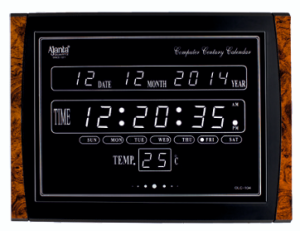 Ajanta Digital Wall Clock  OLC-104 White  அஜந்தா டிஜிட்டல் சுவர் கடிகாரம் OLC-104 வெள்ளை