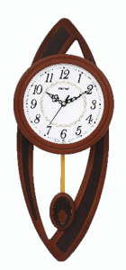 Ajanta Oreva  Pendulum Wooden Wall Clock 2247 அஜந்தா ஓரேவா பெண்டுலம் மர சுவர் கடிகாரம் 2247