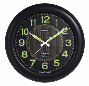 Ajanta Oreva Night Glow Wall Clock 7957 அஜந்தா ஓரேவா இரவு ஒளிரும் சுவர் கடிகாரம் 7957