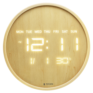 Titan Digital Wall Clock NTW0082WD01 டைட்டன் டிஜிட்டல் சுவர் கடிகாரம் NTW0082WD01