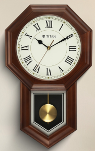 Titan Pendulum Wooden Wall Clock W0092WM02 டைட்டன் பெண்டுலம் மர சுவர் கடிகாரம் W0092WM02