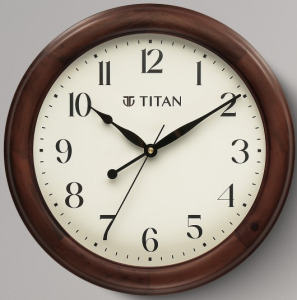 Titan Wooden Wall Clock W0099WA01 டைட்டன் மர சுவர் கடிகாரம் W0099WA01
