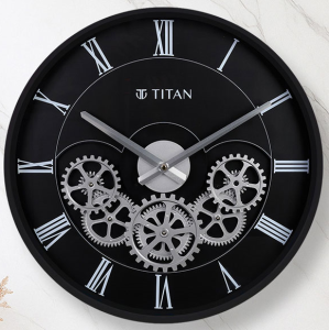 Titan Gear Wheel Wall Clock W0115PA01 டைட்டன் கியர் வீல் சுவர் கடிகாரம் W0115PA01