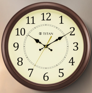 Titan Wooden Wall Clock   NTW0056PA01 டைட்டன் மர சுவர் கடிகாரம் NTW0056PA01