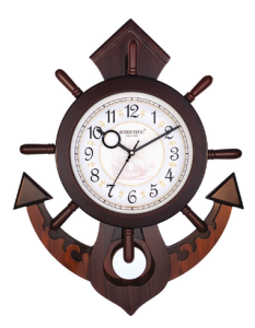 Scientific Anchor Wood Wall Clock SP4299 சயின்டிஃபிக் ஆங்கர் மர சுவர் கடிகாரம் SP4299