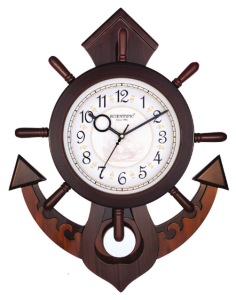 Scientific Anchor Wood Wall Clock SP1123 சயின்டிஃபிக் ஆங்கர் மர சுவர் கடிகாரம் SP1123