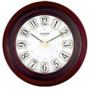 Scientific Wood Wall Clock SD445 சயின்டிஃபிக் மர சுவர் கடிகாரம் SD445