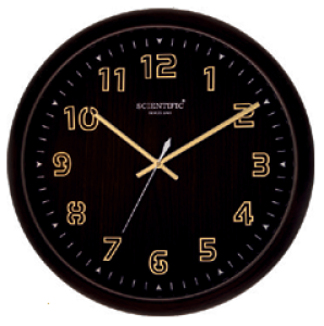 Scientific Wood Wall Clock SD425 சயின்டிஃபிக் மர சுவர் கடிகாரம் SD425