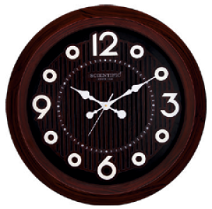 Scientific Wood Wall Clock SD2024A சயின்டிஃபிக் மர சுவர் கடிகாரம் SD2024A