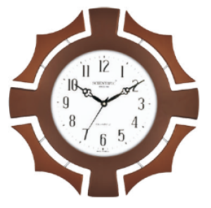 Scientific Wood Wall Clock SD999 சயின்டிஃபிக் மர சுவர் கடிகாரம் SD999