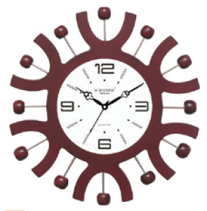 Scientific Wood Wall Clock SD9090 சயின்டிஃபிக் மர சுவர் கடிகாரம் SD9090