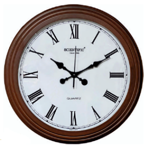 Scientific Office Wooden Wall Clock SO2299ROMAN சயின்டிஃபிக் அலுவலக மர சுவர் கடிகாரம் SO2299ROMAN