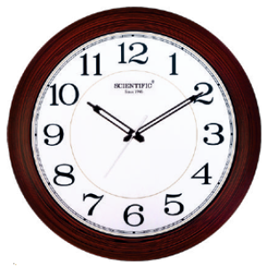 Scientific Office Wooden Wall Clock SO448A சயின்டிஃபிக் அலுவலக மர சுவர் கடிகாரம் SO448A