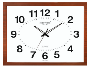 Scientific Office Wooden Wall Clock SO987B சயின்டிஃபிக் அலுவலக மர சுவர் கடிகாரம் SO987B