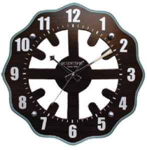 Scientific Designer Glass Wall Clock SG037 சயின்டிஃபிக் டிசைனர் கிளாஸ் சுவர் கடிகாரம் SG037