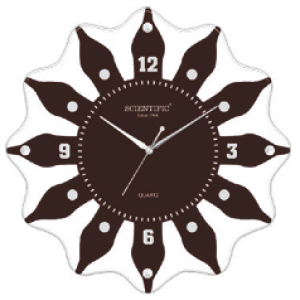 Scientific Designer Glass Wall Clock SG014 சயின்டிஃபிக் டிசைனர் கிளாஸ் சுவர் கடிகாரம் SG014