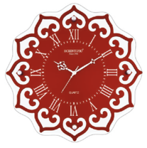 Scientific Designer Glass Wall Clock SG031 சயின்டிஃபிக் டிசைனர் கிளாஸ் சுவர் கடிகாரம் SG031