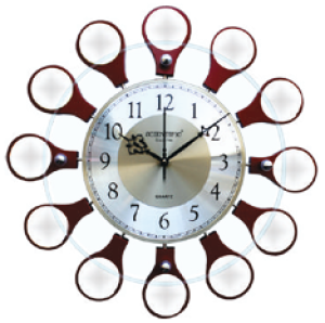 Scientific Designer Glass Wall Clock SG036 சயின்டிஃபிக் டிசைனர் கிளாஸ் சுவர் கடிகாரம் SG036