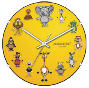 Scientific Frameless Wooden Wall Clock SFL005A சயின்டிஃபிக் பிரேம்லெஸ் மர சுவர் கடிகாரம் SFL005A