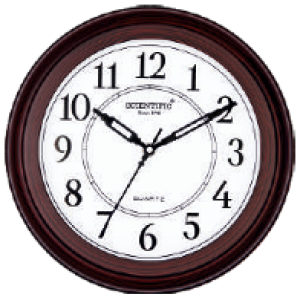 Scientific Wood Wall Clock SO475 A சயின்டிஃபிக் மர சுவர் கடிகாரம் SO475 A