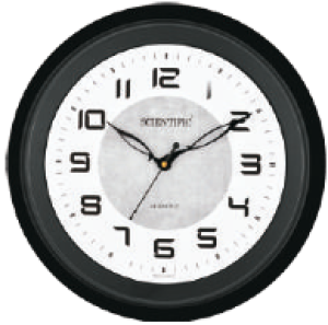 Scientific Wood Wall Clock SO4499 B சயின்டிஃபிக் மர சுவர் கடிகாரம் SO4499 B