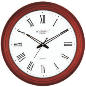 Scientific Wood Wall Clock SO3399 R சயின்டிஃபிக் மர சுவர் கடிகாரம் SO3399 R