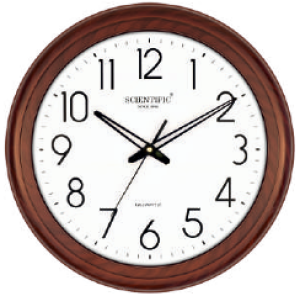 Scientific Wood Wall Clock SO3399 A சயின்டிஃபிக் மர சுவர் கடிகாரம் SO3399 A
