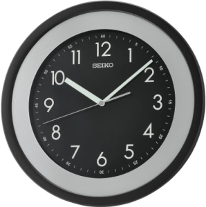 Seiko Black-White Dial Wall Clock QXA812K  சீகோ கருப்பு-வெள்ளை டயல் சுவர் கடிகாரம் QXA812K