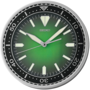 Seiko Green Textured Dial Wall Clock QXA791S சீக்கோ பச்சை நிற டெக்ஸ்ச்சர்டு டயல் சுவர் கடிகாரம் QXA791S