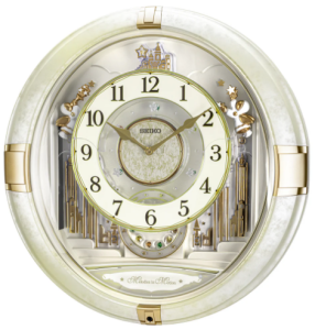 Seiko Melodies in Motion Luxury Home Decor Wall Clock QXM603W சீகோ மெலடிஸ் இன் மோஷன் சொகுசு வீட்டு அலங்கார சுவர் கடிகாரம் QXM603W