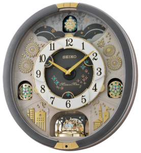Seiko Melodies in Motion Luxury Home Decor Wall Clock QXM385N சீகோ மெலடிஸ் இன் மோஷன் சொகுசு வீட்டு அலங்கார சுவர் கடிகாரம் QXM385N