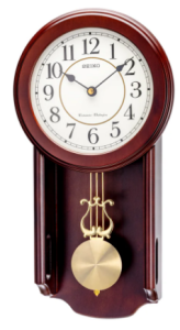 Seiko Wooden Pendulum Wall Clock QXH063B சீகோ மர பெண்டுலம் சுவர் கடிகாரம் QXH063B