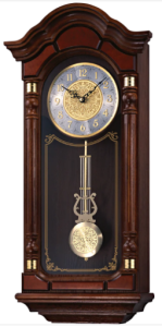 Seiko Alder Wood Pendulum Wall Clock QXH004B சீகோ ஆல்டர்வுட் பெண்டுலம் சுவர் கடிகாரம் QXH004B