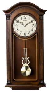 Seiko Alder Wood Pendulum Wall Clock QXH066B சீகோ ஆல்டர் வுட் பெண்டுலம் சுவர் கடிகாரம் QXH066B