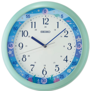 Seiko Bright Nature Kids Room Wall Clock QHA010M  சீகோ பிரைட் நேச்சர் குழந்தைகள் அறை சுவர் கடிகாரம் QHA010M