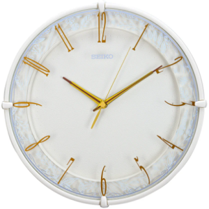 Seiko Gold Finish Numerals Wall Clock QXA811C சீகோ கோல்ட் பினிஷ் நியூமரல்ஸ் சுவர் கடிகாரம் QXA811C