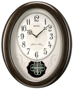 Seiko Melodies in Motion Wall Clock QXM606N  சீகோ மெலடிஸ் இன் மோஷன் சுவர் கடிகாரம் QXM606N.