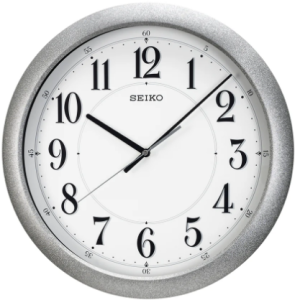 Seiko Silver Case Wall Clock QXA754S சீகோ சில்வர் கேஸ் சுவர் கடிகாரம் QXA754S