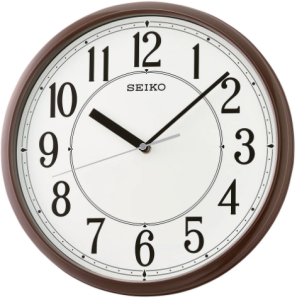 Seiko Brown Dial Wall Clock QXA756B  சீகோ பிரவுன் டயல் சுவர் கடிகாரம் QXA756B