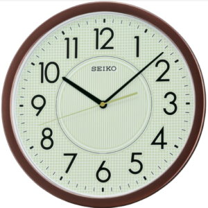 Seiko Textured Dial and Lumibrite Feature Wall Clock QXA629B சீகோ டெக்ஸ்ச்சர்டு டயல் மற்றும் லுமிப்ரைட் அம்ச சுவர் கடிகாரம் QXA629B